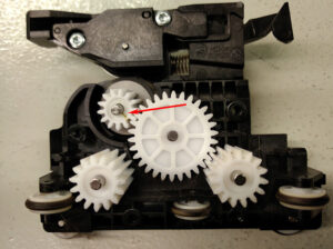 HP Designjet T120 T520 T830 White Small Cutter Gear CQ890-67091