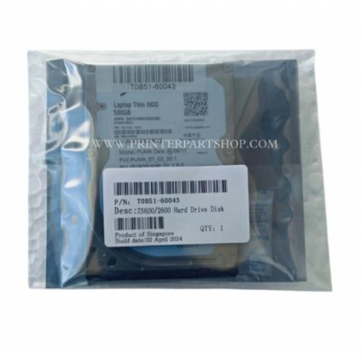 HDD HP Designjet Z2600 T0B51-67027 for Fast Printing